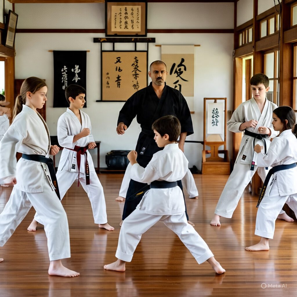 Infographics on benefits of karate for kids